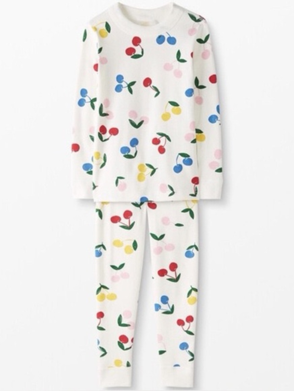 Hanna Andersson Colorful Cherry Print Pajamas